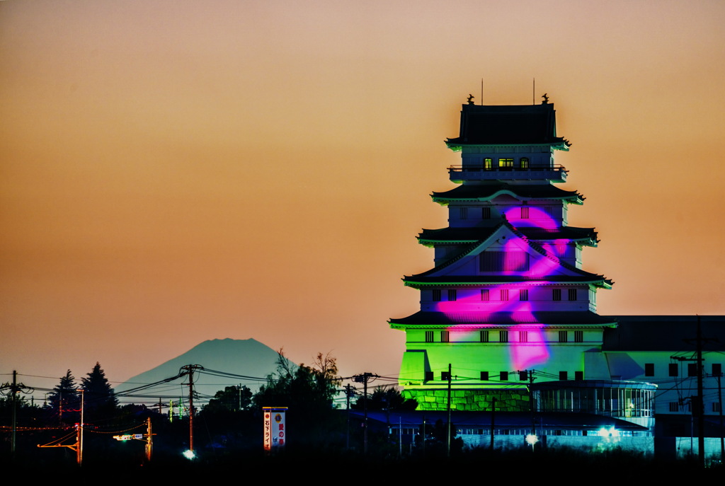 富士と城 3
