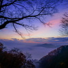 茂木町 鎌倉山 紅葉の向こうに広がる雲海1