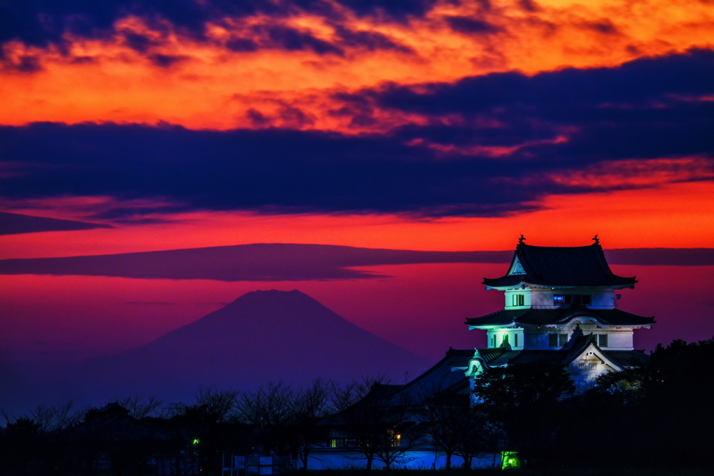 富士と城 1