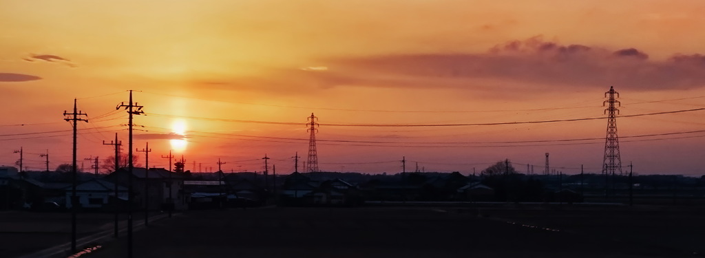 だるま夕日