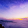 茂木町 鎌倉山 紅葉の向こうに広がる雲海2