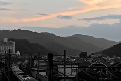 夕暮れ