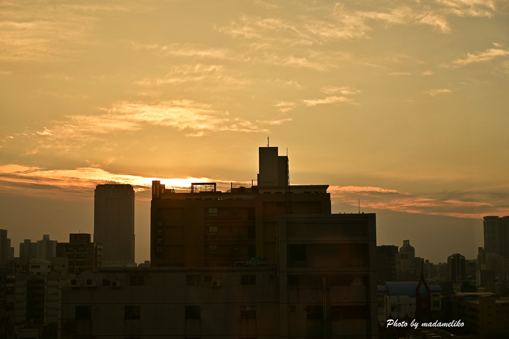 夕暮れ