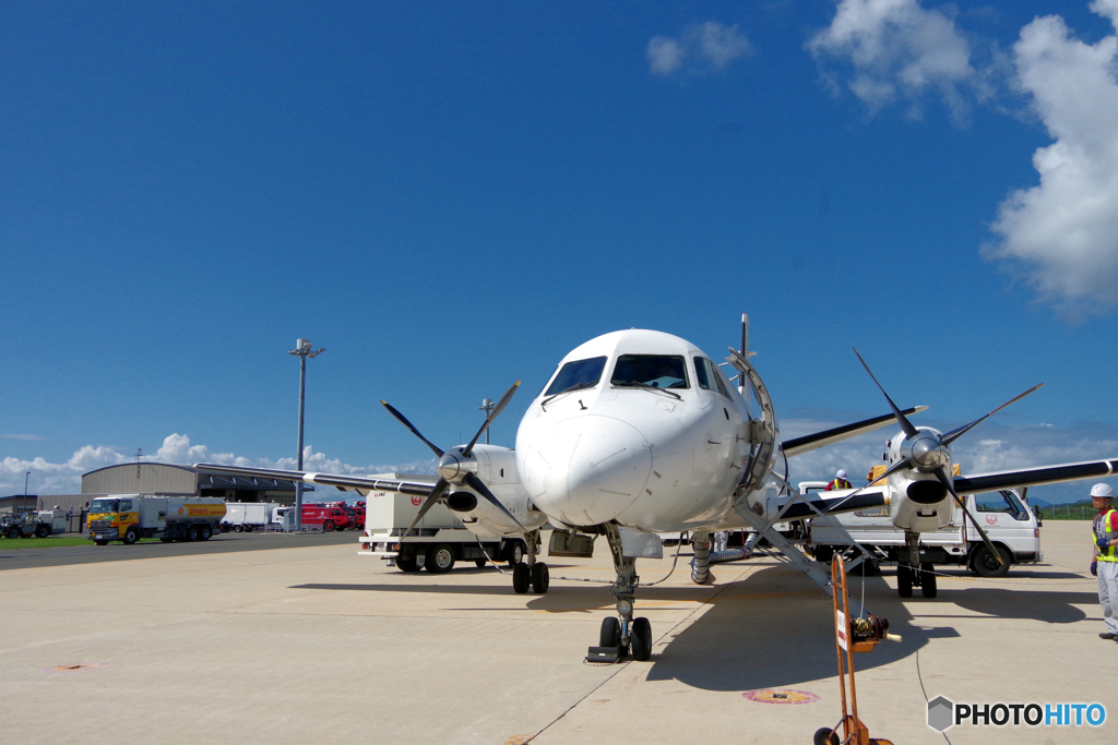 青空と飛行機