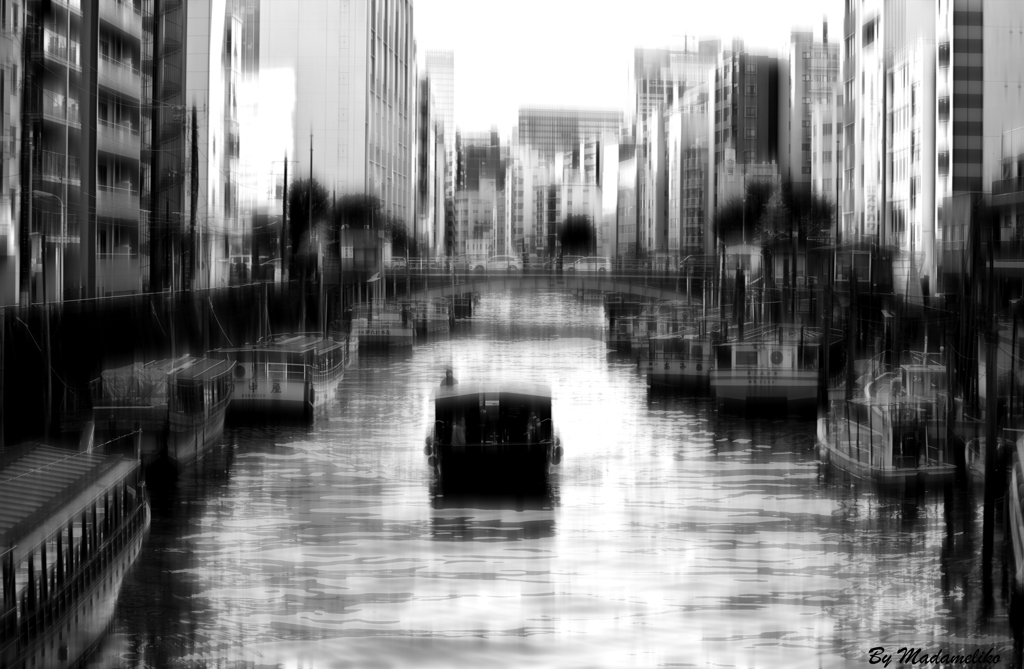 神田川夕景