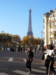 パリ秋 青空の下