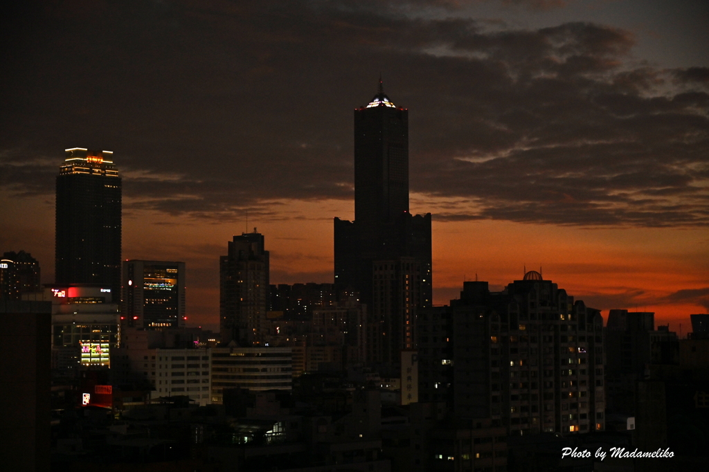 夕暮れ