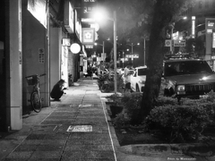 蒸暑い夜