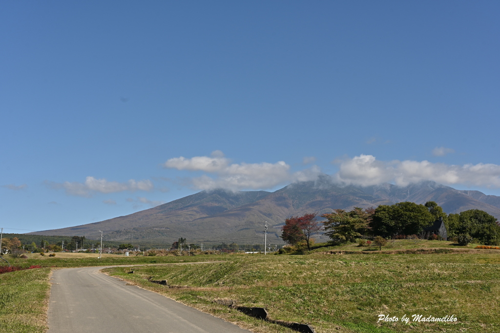 秋の空と大地