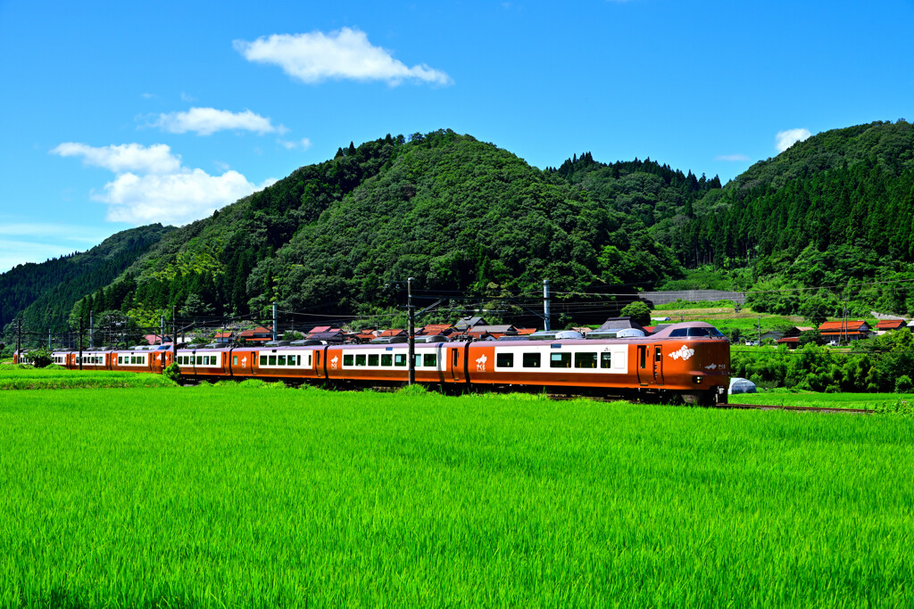 上石見信号場にて