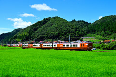 上石見信号場にて