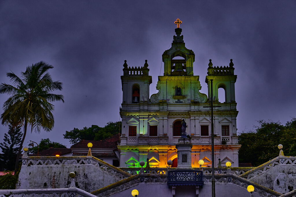 Panjim Church, Goa - Night