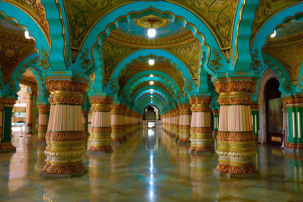 Maharajan palace in Mysore 2