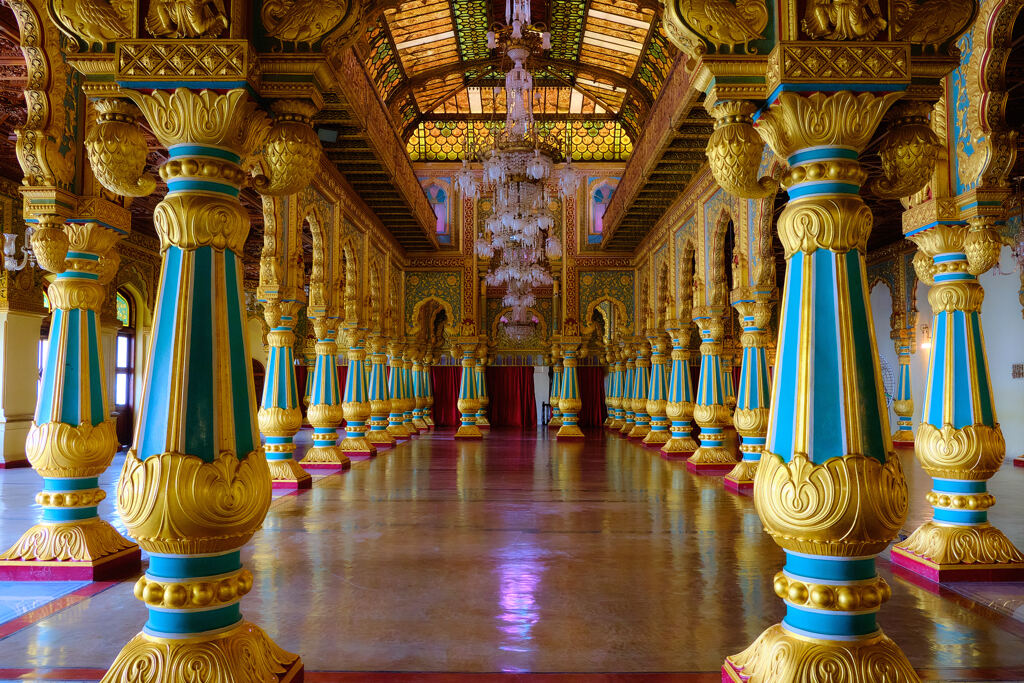 Maharajan palace in Mysore 3