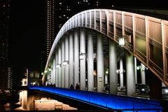 勝鬨橋の夜