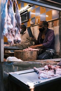 INA market -Butcher