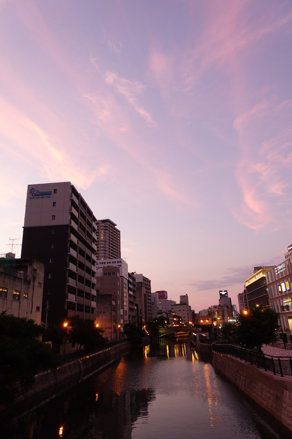 今日の夕焼け
