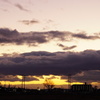 今日の夕焼け