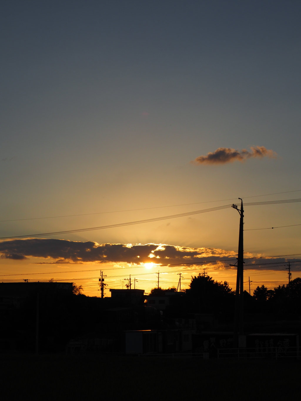 昨日の夕暮れ