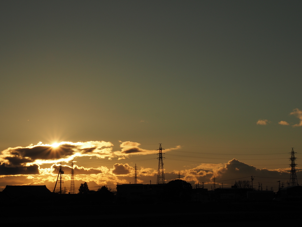 昨日の夕暮れ