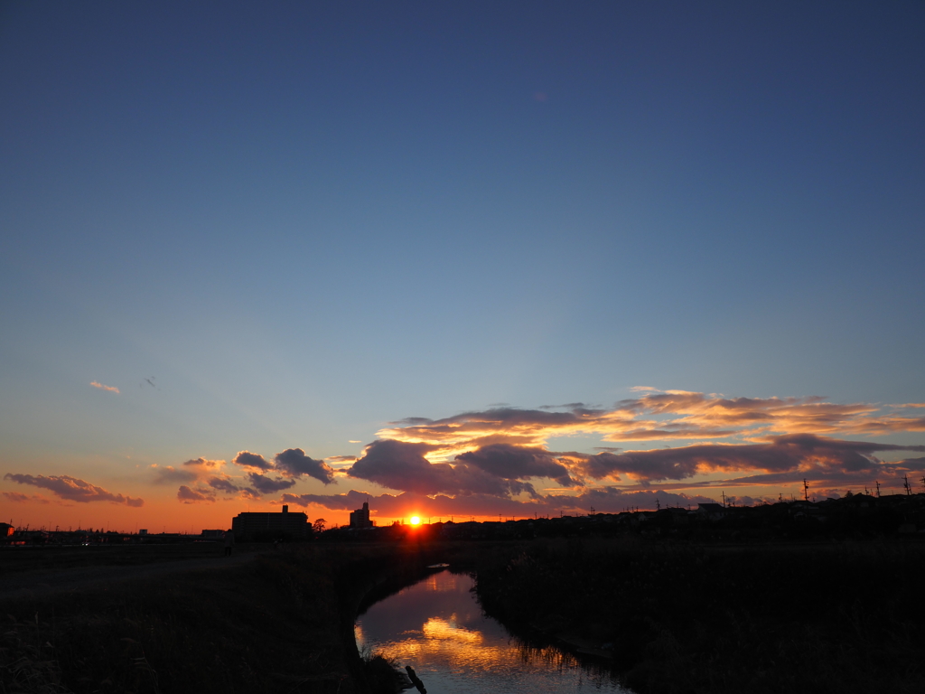今日の夕日 その１