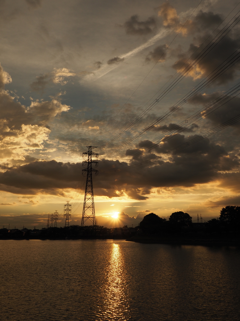 今日の夕日２