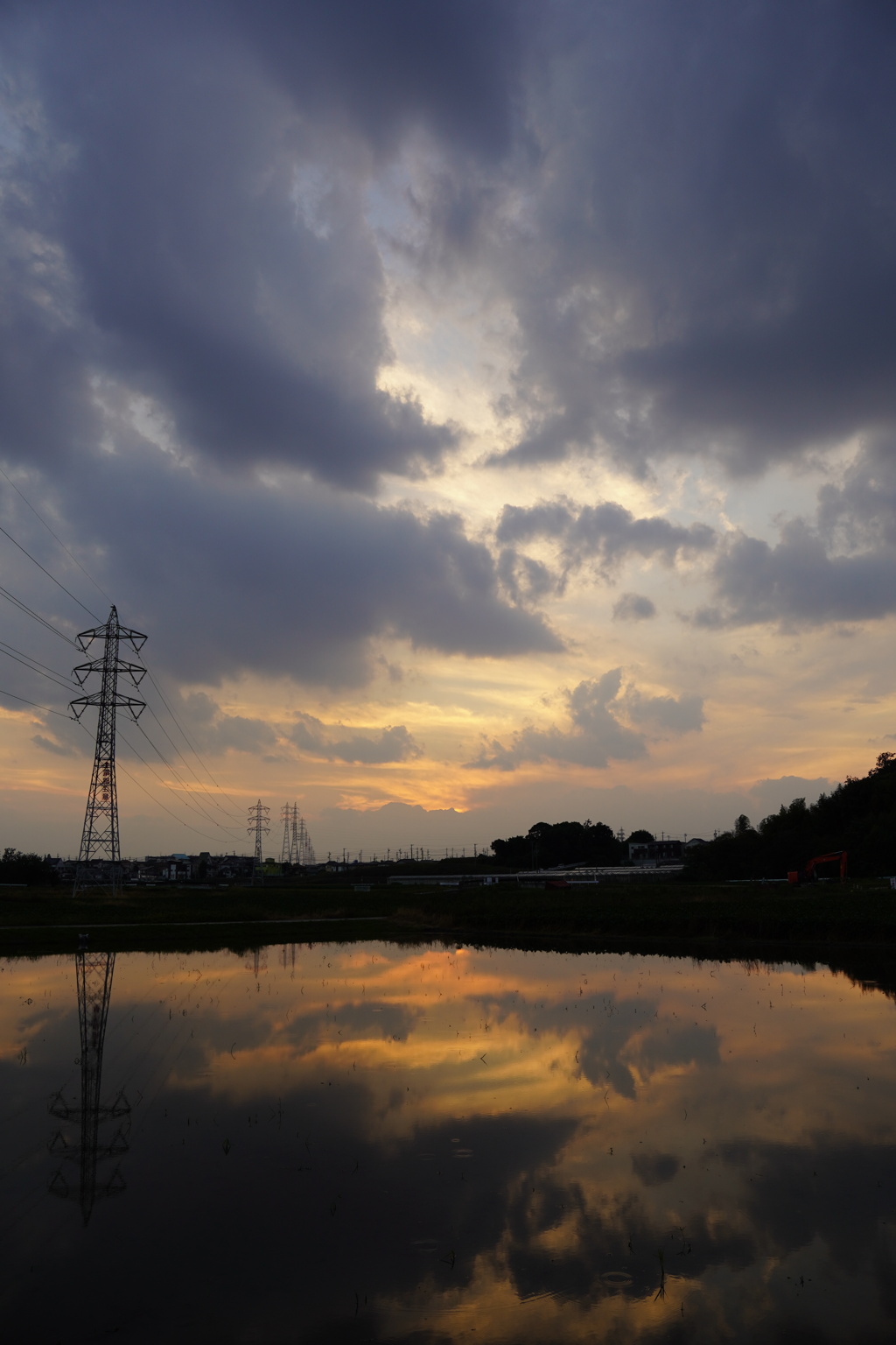 今日の夕焼け