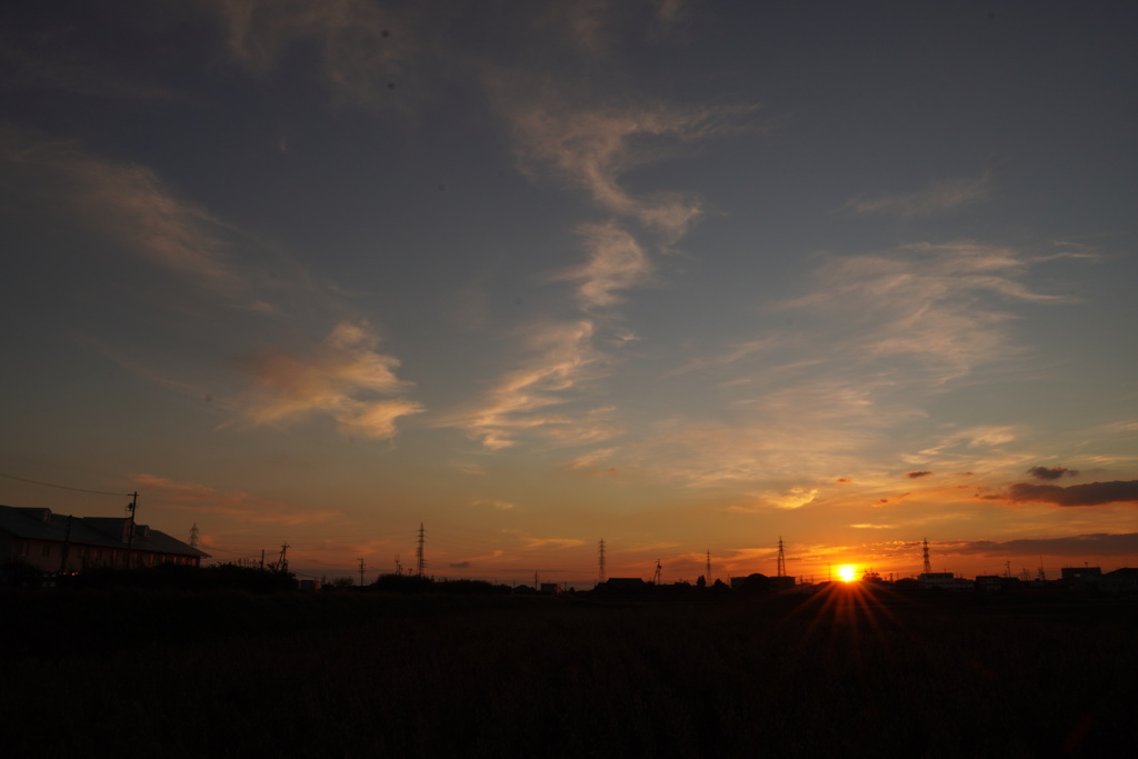 今日の夕日 その３