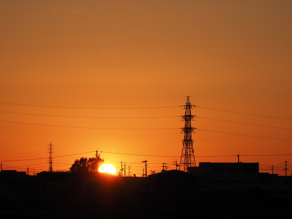 今日の夕日 その２