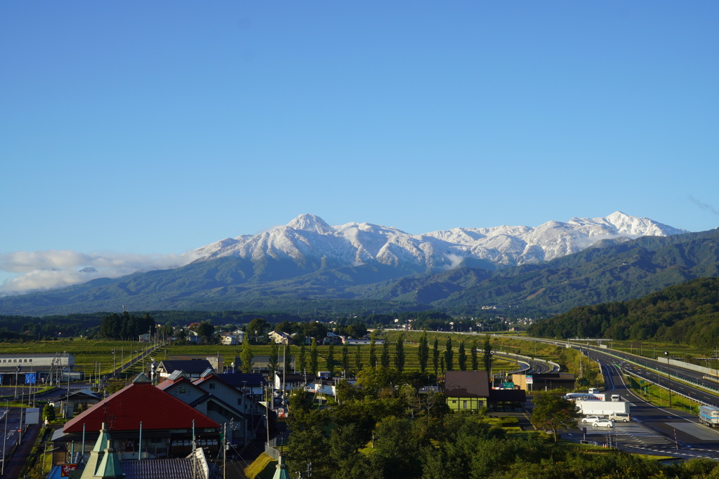 雪を纏った妙高