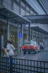 雨の京都