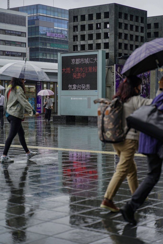 雨の京都