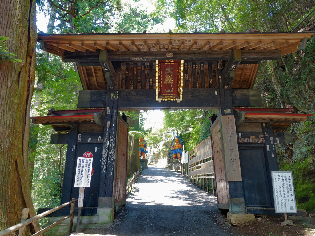 埼玉県飯能市  子ノ権現　天鱗山　山門