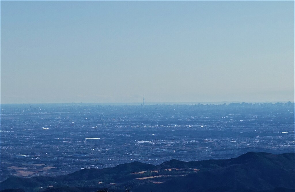 埼玉県ときがわ町 堂平山 山頂からの展望 3