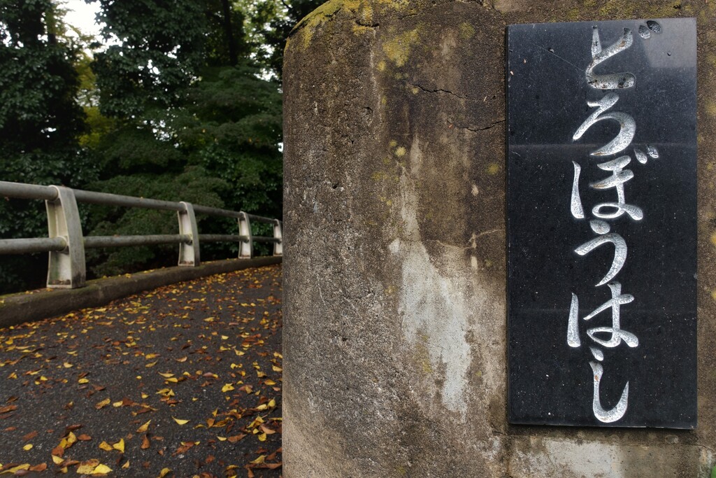 川越 喜多院の周囲のお堀に掛かる｢どろぼう橋｣