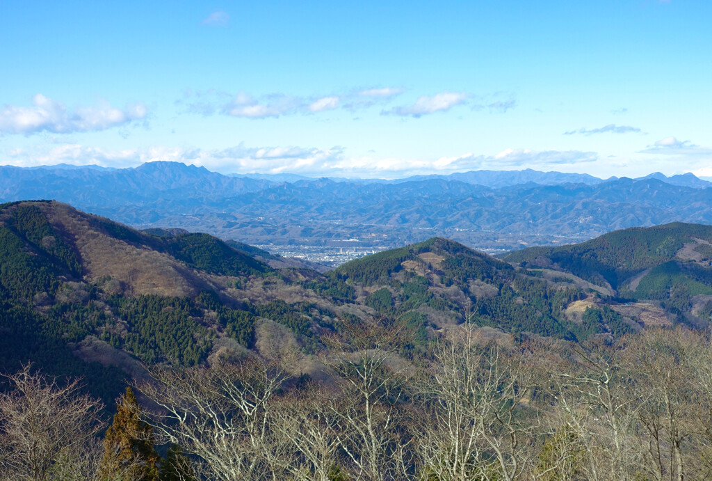 埼玉県ときがわ町 堂平山 山頂からの展望 2