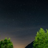キャンプ場の夜空