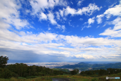 手稲山から見る札幌の街並み