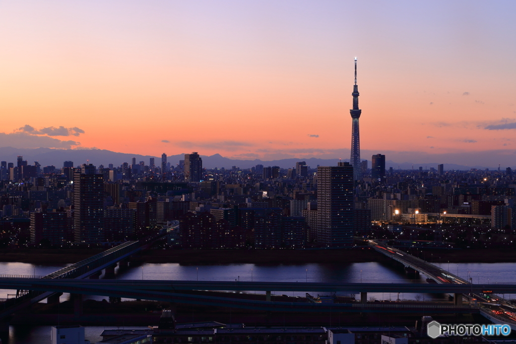 Tokyo twilight view（2/4）
