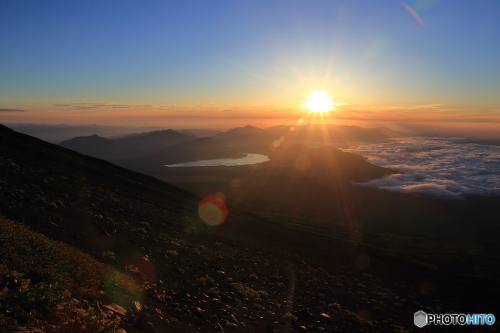 ようやく登れた富士山から（1/2）