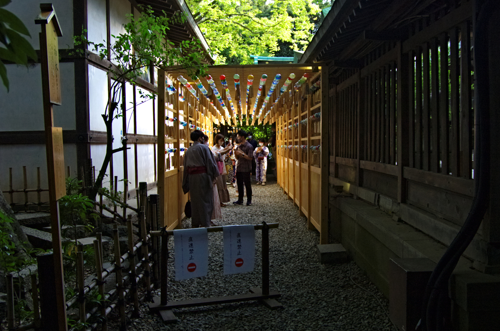 川越氷川神社にて