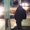 bus stop lonely