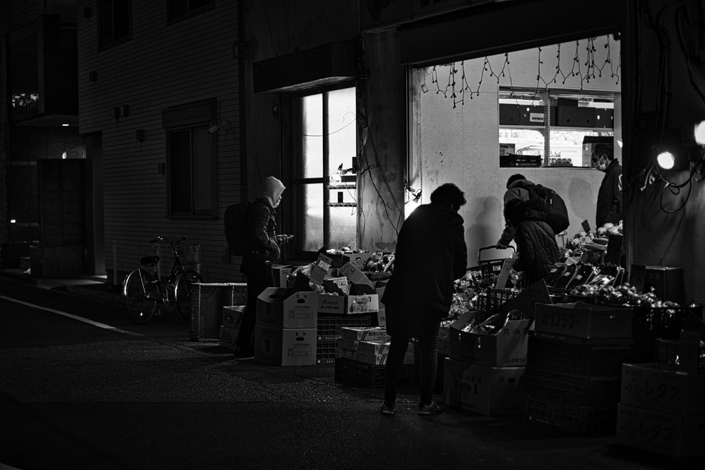 夜 x 八百屋 x 錦糸町