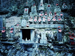 高尾山　登り口の地蔵