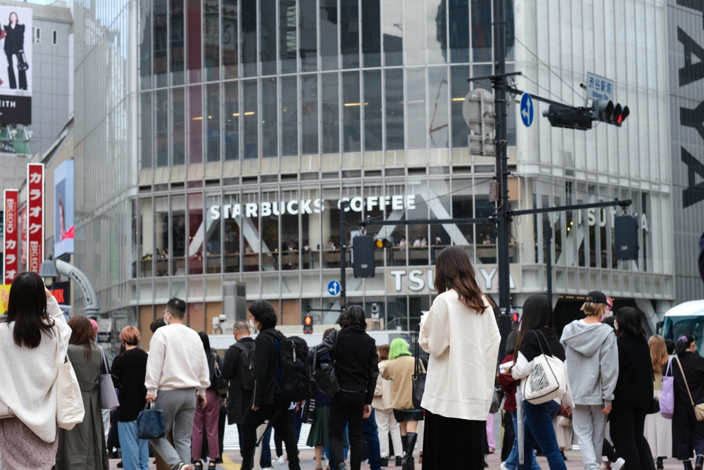 今日は渋谷で10時