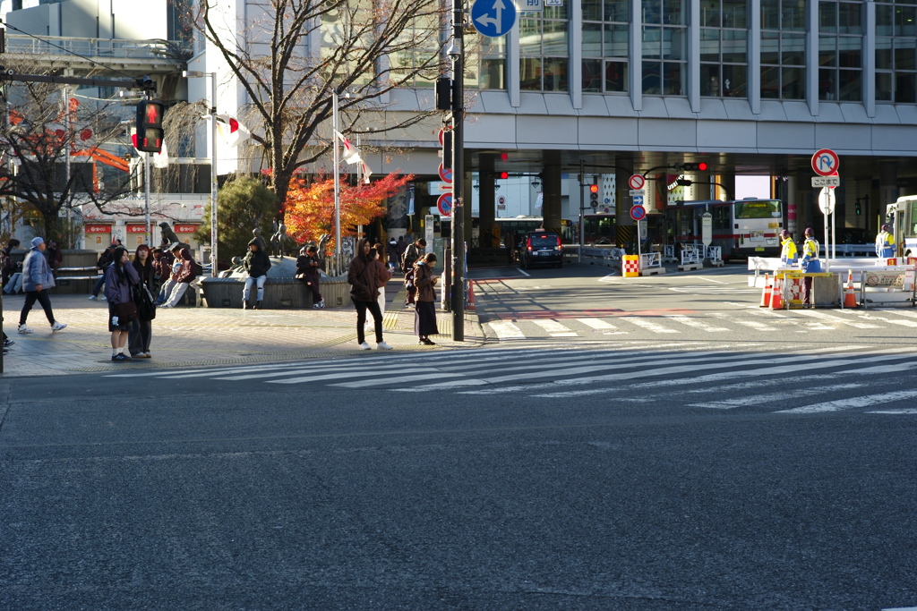 今日は渋谷で8時