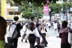 今日は渋谷で10時