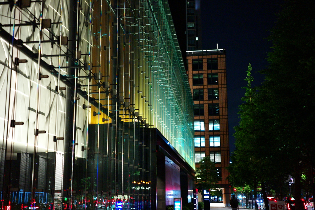 今日は大手町で9時