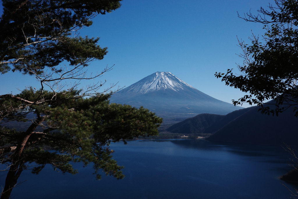 今日は本栖湖で1時