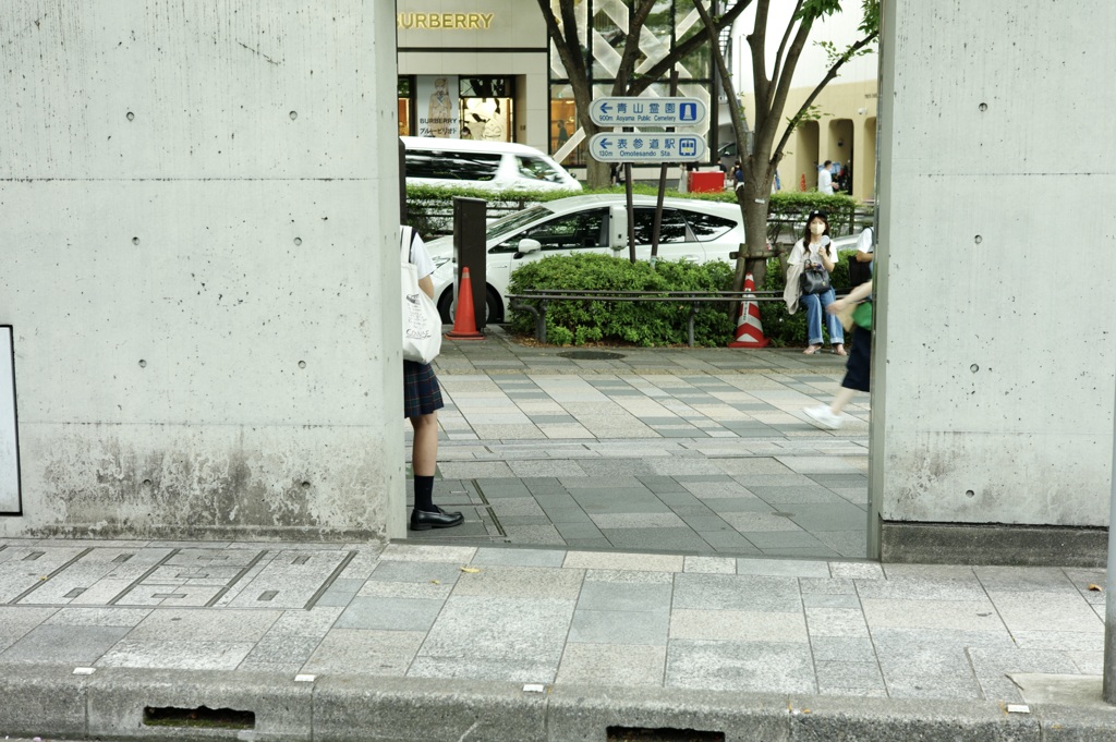 今日は表参道で1時